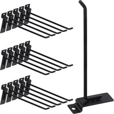 Swpeet 20Pcs 8 Inch Heavy Duty Slatwall Hooks Assortment Kit - Accessories for S