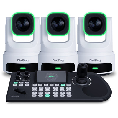 BirdDog 3X X4E ULTRA PTZ Cameras & KBD Controller Combo (5 Year Warranty)