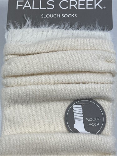 Falls Creek Damen Slouch Socken 1 Paar creme super weich - Bild 3 von 8