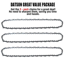 3 Pack 16" Chainsaw Chain 3/8LP-050-56DL repl. Echo Oregon 91VXL056G 63PM56 S56