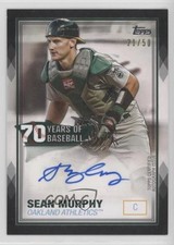 2021 Topps 70 Years of Baseball Auto Black 21/50 Sean Murphy #70YA-SM Auto 04ie