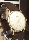 VINTAGE 1965 SOLID GOLD ROLLS ROYCE LONG SERVICE BAUME SOLID GOLD WATCH + BOX