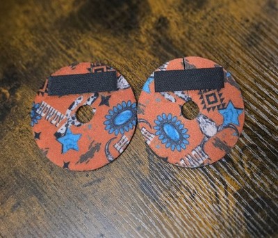BRAND NEW Patterned Neoprene Bit Guards by Schulz Equine