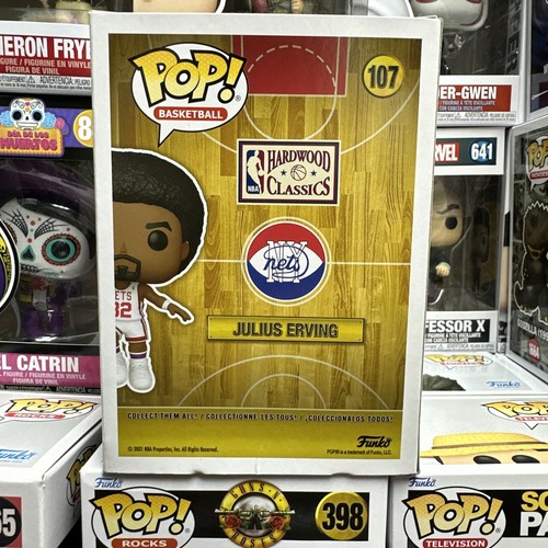 Figura Vinilo Funko POP JULIUS ERVING #107 con PROTECTOR Dr. J (Paquete Dmg) - Imagen 4 de 8