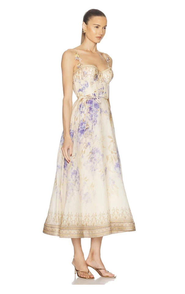 Vestido floral feminino Zimmermann - Imagem 2 de 4