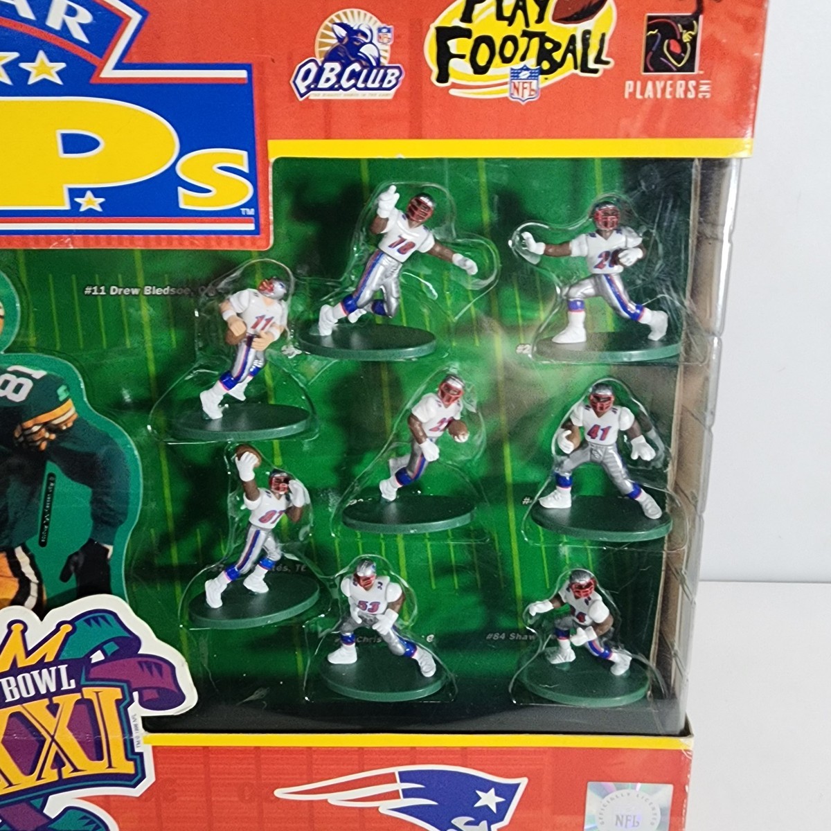 Galoob 1997 All Star MVPs Football Super Bowl XXXI NFL Patriots