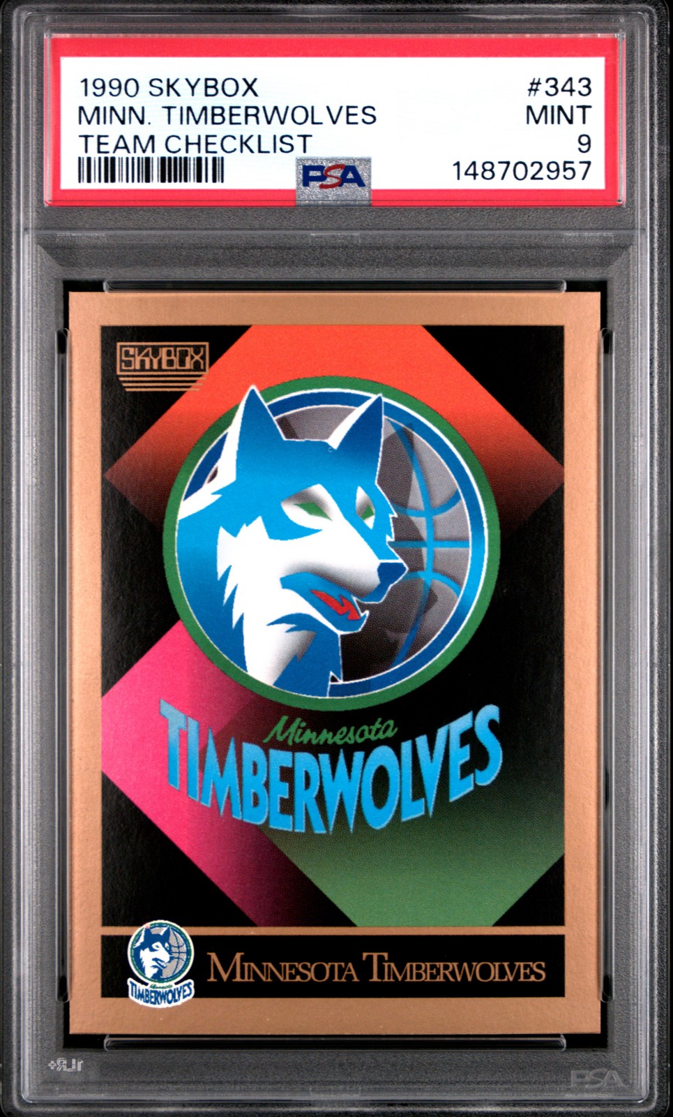 Minnesota Timberwolves Team Checklist #343