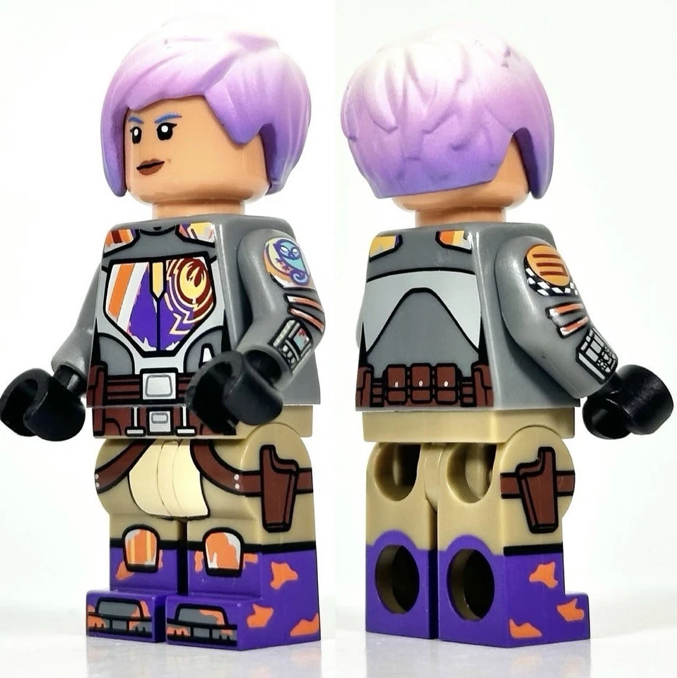 LEGO Star Wars Light Custom LC The Artful Artist Sabine Wren Minifigure NEW - Image 2 of 4