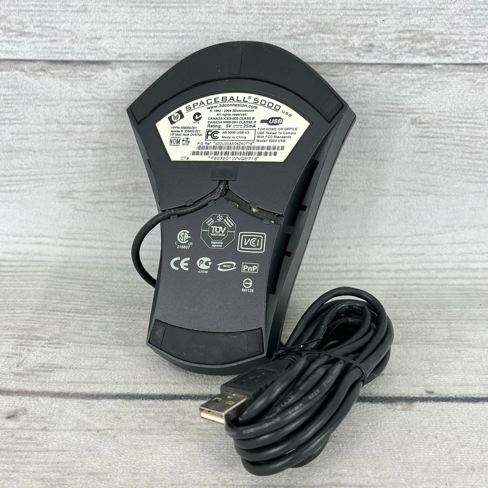 Vintage 1992-2004 Spaceball 5000 3D CONNEXION Space Mouse USB - Image 4 of 4