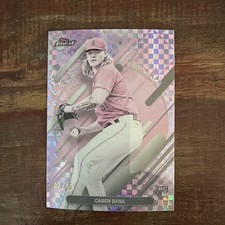 2025 Topps Finest - Rare Caden Dana #202 Pearl Checkerboard Refractor /30 (RC)