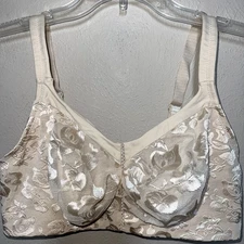 Wacoal Size 42DD Awareness Full Coverage Wirefree Bra Soft Cup Beige Sand 85276