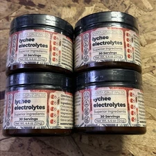 4-Pack SANTA CRUZ PALEO Lychee Electrolytes Powder - Exp 12/20/25