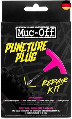 Muc-Off Puncture Plug Reifenreparaturset - Fahhrad Flickzeug für schlauchlose 