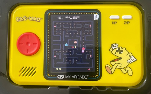 My Arcade Pocket Player Pro PAC-MAN Portable Gaming System Licensed NEW Open Box - Picture 3 of 9