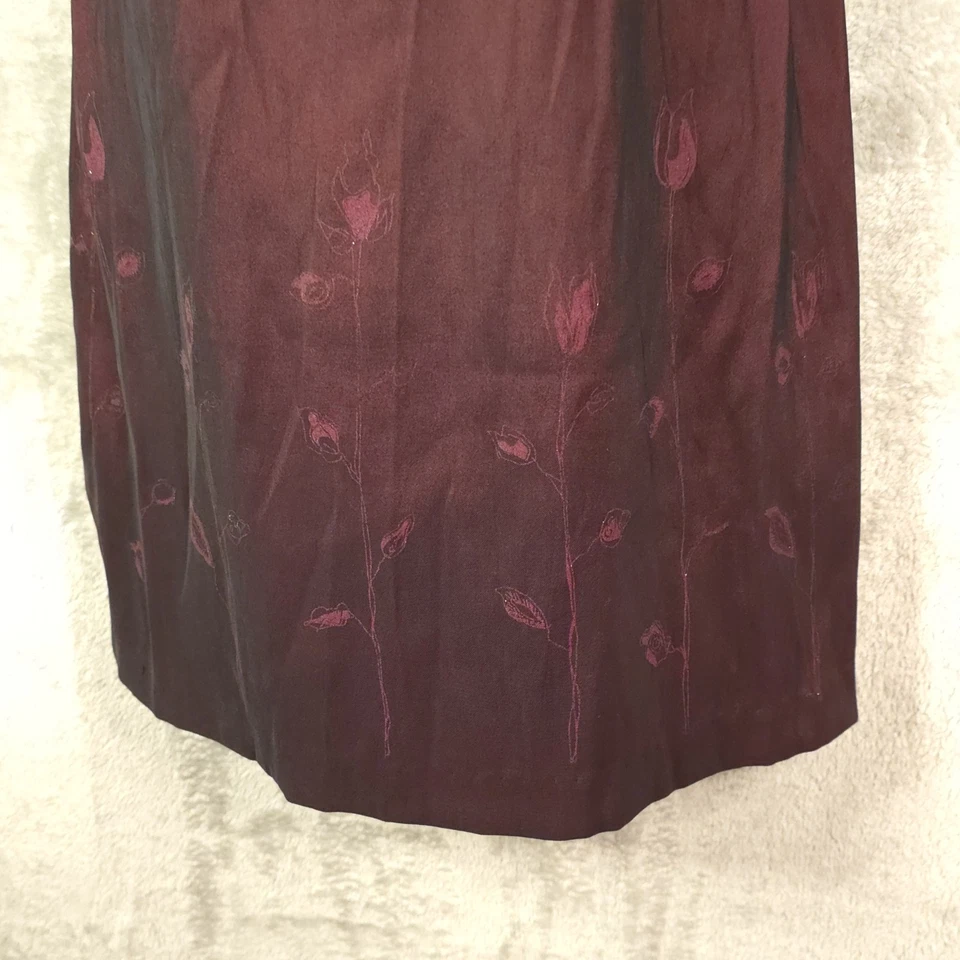 复古 Byer Too! Y2K 红色迷你连衣裙 7 码 Med Whimsigoth 90 年代浪漫 — 第 2/4 张图片