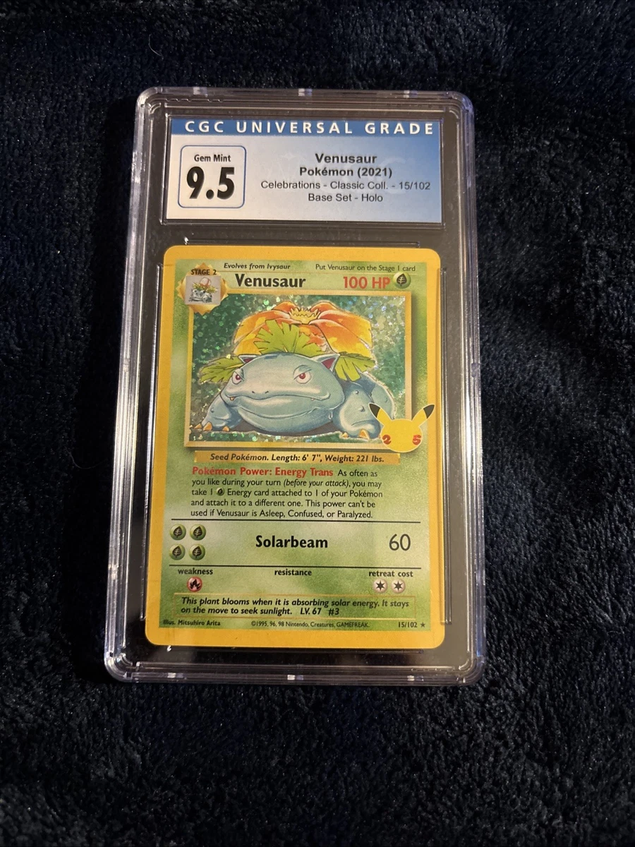 pokemon card value venusaur V - 001/073 Evolves from Ivysaur Type Star Holo 1st Edition Venusaur