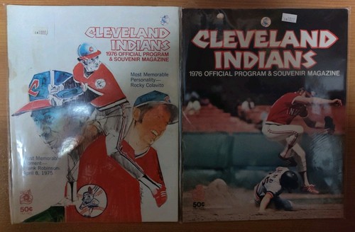 Cleveland Indians Program Lot 1971, 73, 74 (2 Different), 76 (2 Different),78,79 - Picture 5 of 8