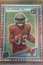 2025 Donruss Optic Tez Johnson rated rookie football emoji 3/16 