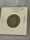 1925 s buffalo nickel free shipping worn like most 5c