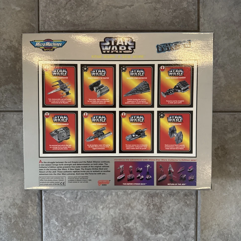 NUEVO Star Wars Micro Machines Space A New Hope Edición Coleccionista Set 1995 Foto 2 de 4