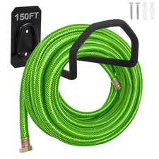 Garden Hose Holder Wall Mount Heavy Duty Water Hose Holders For Outside Metal Ho