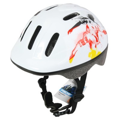 Fischer Kinder Sport-Helm S/M einstellbar Inliner Skateboard Fahrrad Sturz-Helm