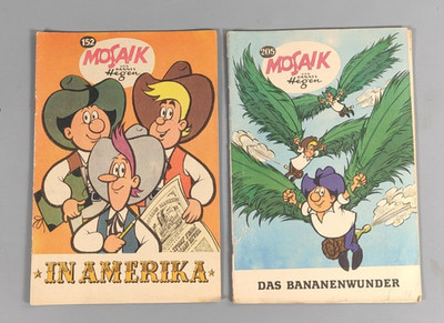 2 booklets mosaic digedags 152 and 205, original