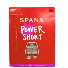 Spanx Higher Power Shorts Sz L High Waisted Shaper NEW Shapewear