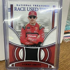 2024 Panini National Treasures #RUT-SST Sammy Smith Race Used Tires /75