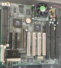 EFA Viking P5MVP3-AT AMD K6 266MHz 128MB RAM Super Socket 7 Baby AT Motherboard