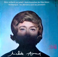 MICHELE ARNAUD - SELF TITLED - PATHE -  7" FRENCH EXTENDED PLAY