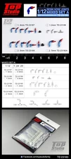 Top Studio 1/12 resin hose joints mixed set A Detail-Up Parts Item # TD23183
