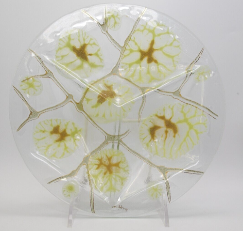 1960's Higgins Fused Art Glass Mid Century Organic Space Age 3-Part Tri Bowl MCM - Picture 5 of 21