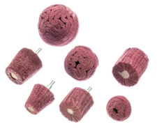 7 ABRASIVE BUFFS BUFFING 240 GRIT MAROON RED ALUMINUM OXIDE SCUFF PAD CBM15A-7