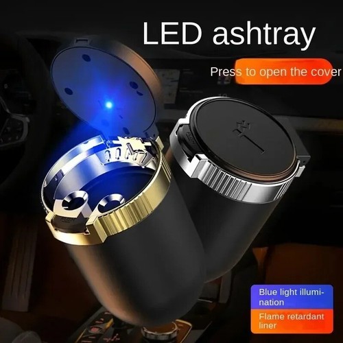 Aschenbecher mit LED-Licht, doppelter Verwendungszweck im Auto - Bild 2 von 10
