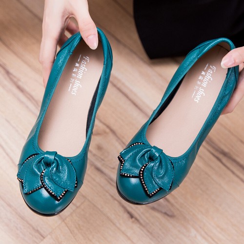 Loafers Comfortable Women Genuine Leather Flat Shoes Woman Shoes Women Flats - Bild 26 von 29