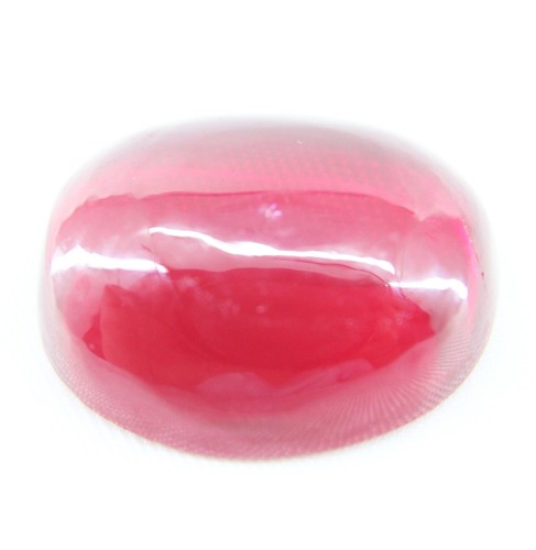 Natürlicher roter Rubin 20 kt augenrein Cabochon Form lose Edelstein