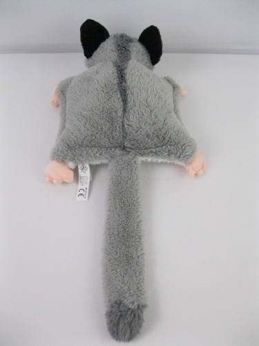 Sugarglider Plush The Petting Zoo Gray 17" Long Stuffed Animal Toy 1994 2021 EUC - Picture 2 of 9