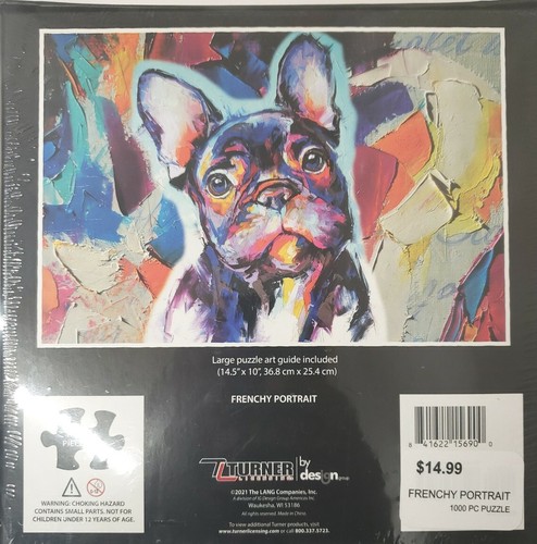 Lang Jigsaw Puzzle 1000 Pieces Frenchy Portrait 841622156900 - 第 2/2 張圖片