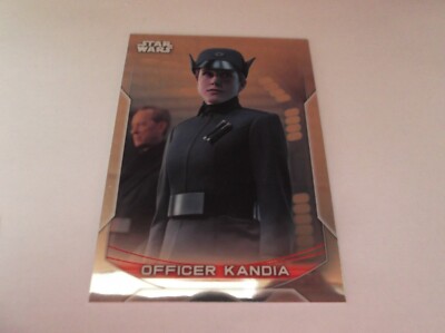 Star Wars Chrome Perspectives ''OFFICER KANDIA'' #43-F Trading Card