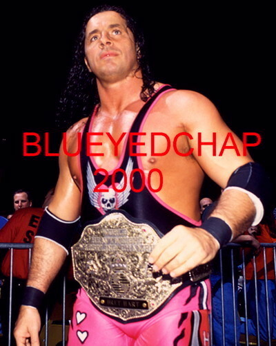 BRET HART WRESTLER 8 X 10 WRESTLING FOTO WWF WCW - Bild 1 von 1