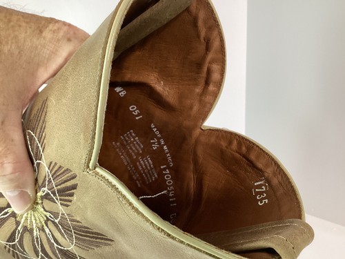 Botas Eight Second Angel talla 7.5 Western Vaquera Marrón Envejecido Punta - Imagen 6 de 16