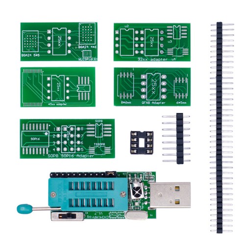CH341A Programmer V1.7 1.8V Level Shift W25Q64FW W25Q128FW Gd25LQ64 Module - Photo 2/9