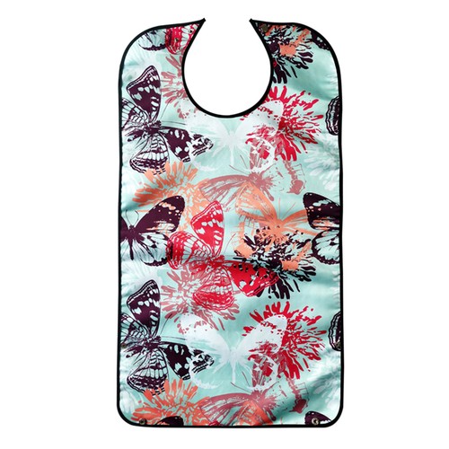 Adjustable Button Bib for Adults Elegant Waterproof Adult Bibs with Crumb - Picture 10 of 13