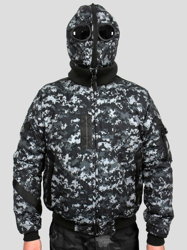 Chaqueta de bombardero de seguridad para hombre acolchada con capucha abrigo gorila Pulsar ubicación 2 en 1 MA3 - Imagen 15 de 39