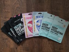 Lot Of 7 Facial Cleansing Masks