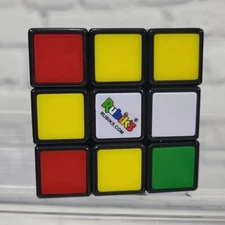 Classic Rubiks Cube Brain Teaser Color Block Spin Twist Fidget Puzzle Retro