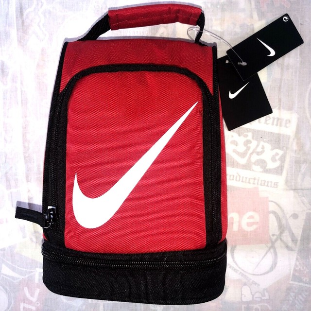 red nike lunch box