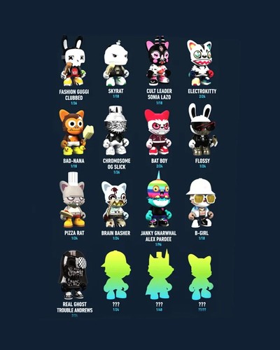 Superplastic Janky Series 4 -Sealed Case of 12x Blind Boxes Vinyl Figure - Afbeelding 2 van 6