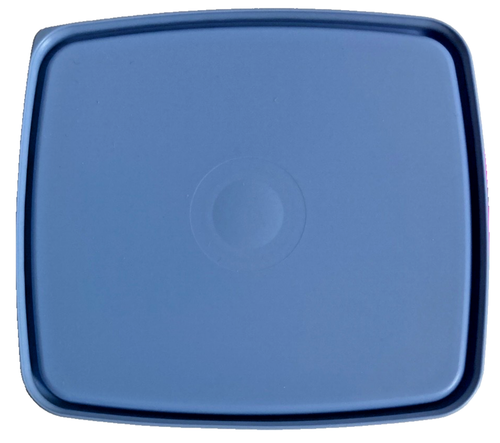 TUPPERWARE 4-3/4" X 4-1/4" Replacement Lid 310 310K for 311 312 313 1311 BLUE - Picture 2 of 3